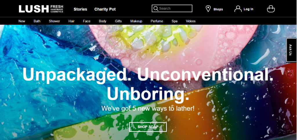 lush website